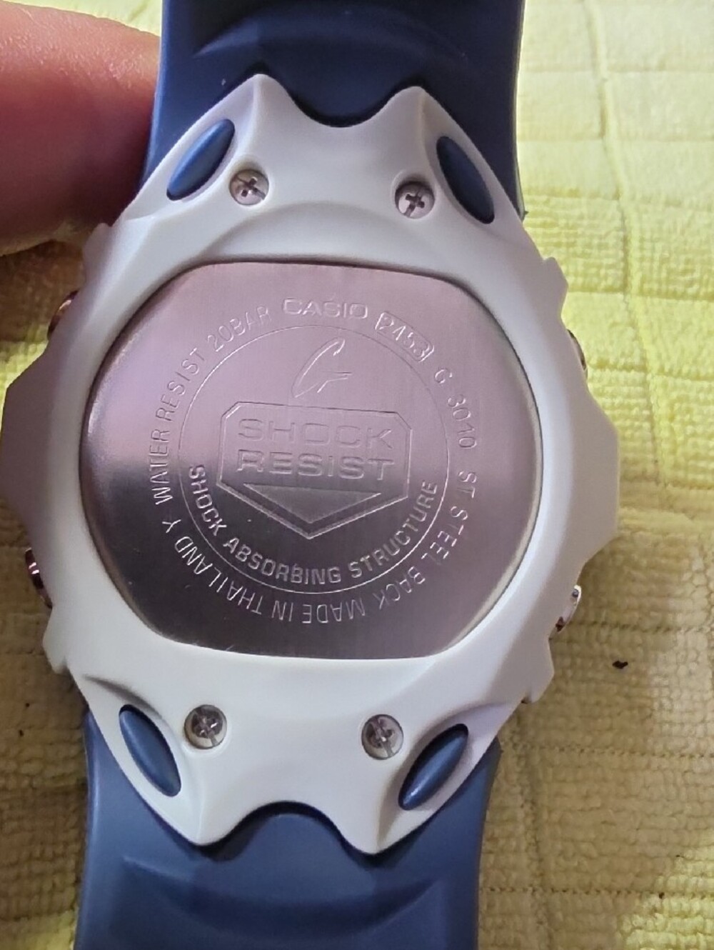 Vintage Casio G-Shock G-3010F-2AV Bue - Tested & Works Great - Picture 3 of 12